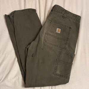 Carhartt Men's Dark Green Cargo Pants